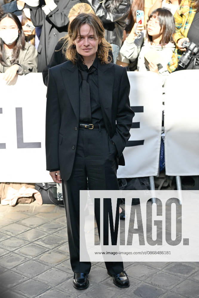 PFW Celine Outside Arrivals Rahim Redcar aka Christine and the Queens arriving at the Celine show during Paris Fashion Week, in Paris, France on 3 October 2026. Photo by Julien Reynaud APS-Medias ABACAPRESS.COM Paris France