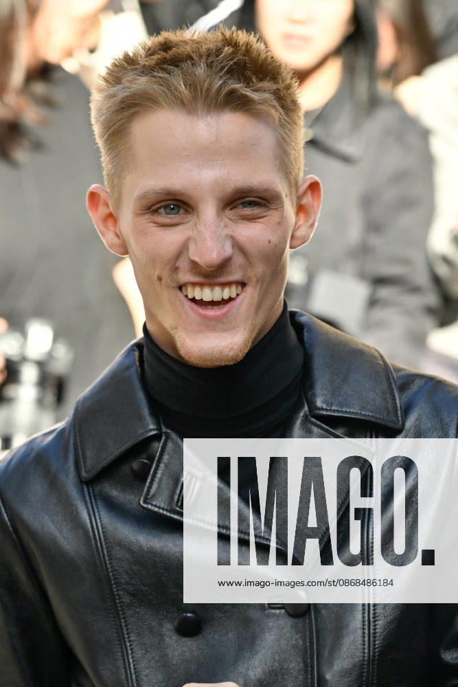 PFW Celine Outside Arrivals Valentin Campagne arriving at the Celine show during Paris Fashion Week, in Paris, France on 3 October 2026. Photo by Julien Reynaud APS-Medias ABACAPRESS.COM Paris France