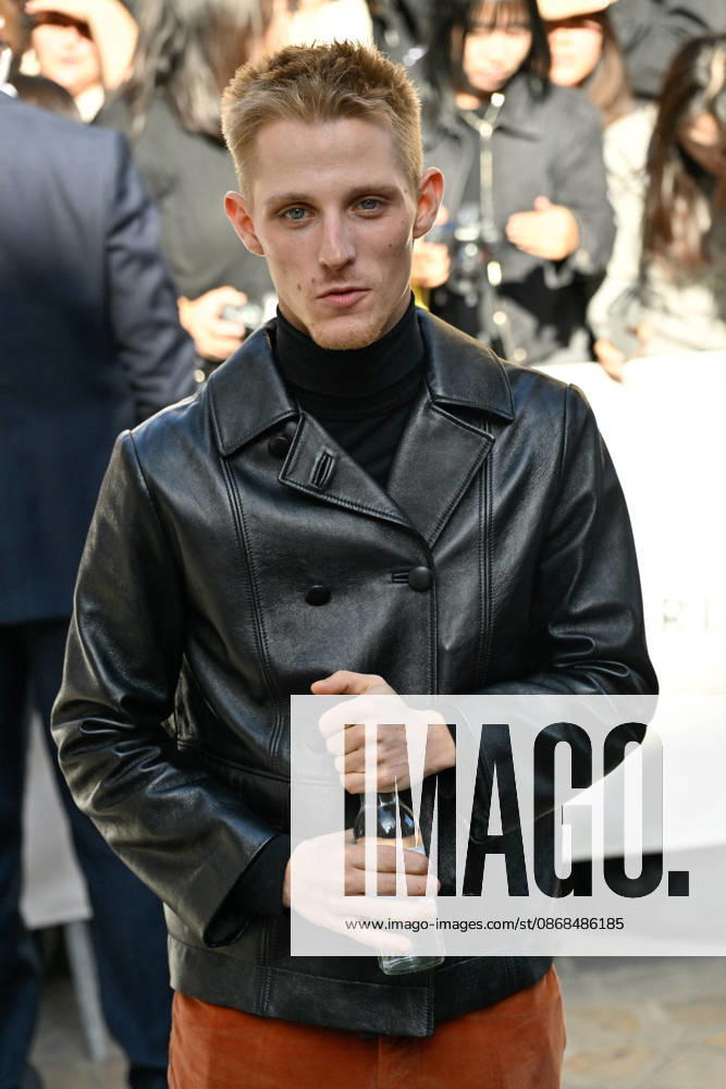 PFW Celine Outside Arrivals Valentin Campagne arriving at the Celine show during Paris Fashion Week, in Paris, France on 3 October 2026. Photo by Julien Reynaud APS-Medias ABACAPRESS.COM Paris France