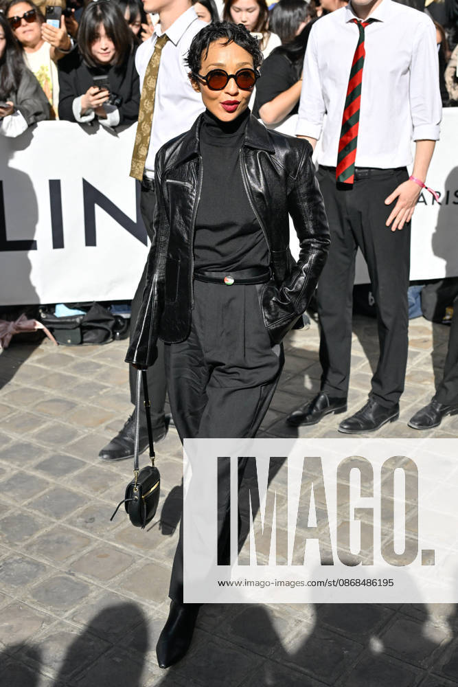 PFW Celine Outside Arrivals Ruth Negga arriving at the Celine show during Paris Fashion Week, in Paris, France on 3 October 2026. Photo by Julien Reynaud APS-Medias ABACAPRESS.COM Paris France
