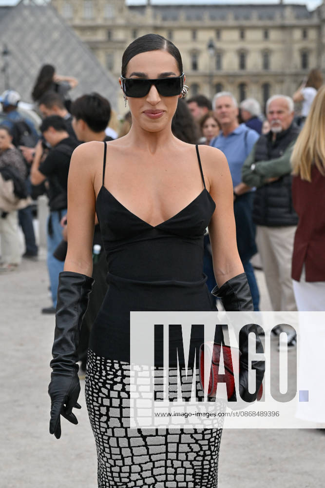 PFW Elie Saab Outside Arrivals Ginevra Mavilla arriving at the Elie Saab show during Paris Fashion Week, in Paris, France on 3 October 2026. Photo by Julien Reynaud APS-Medias ABACAPRESS.COM Paris France