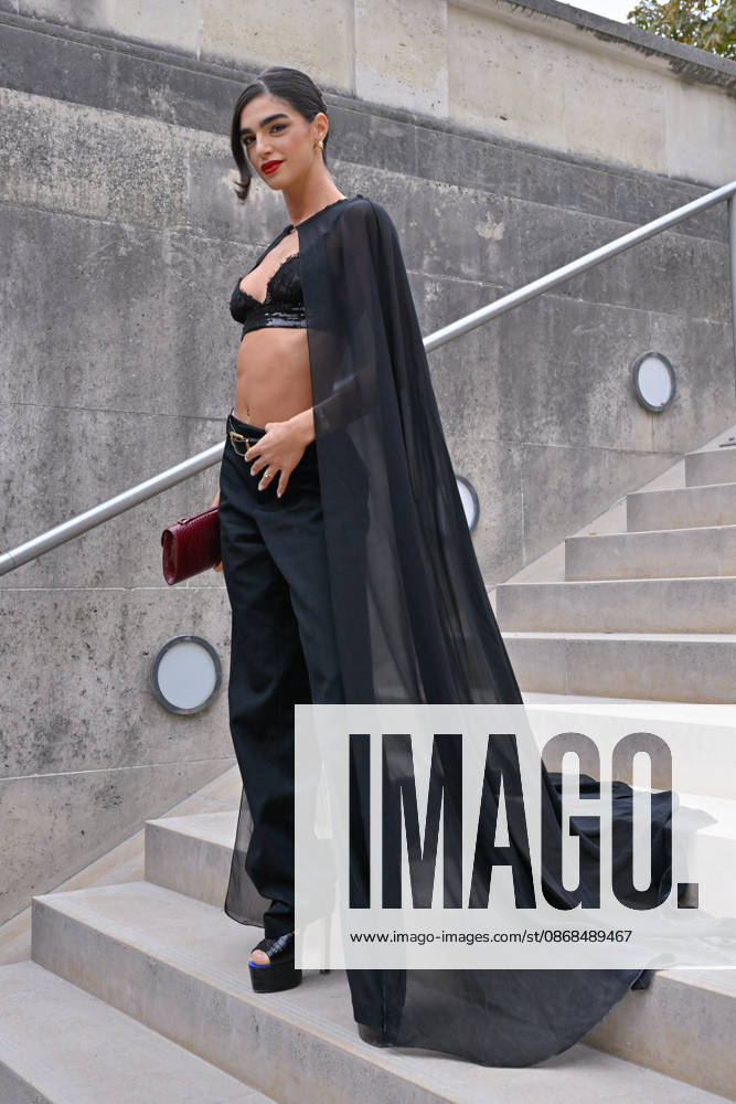 PFW Elie Saab Outside Arrivals Guest arriving at the Elie Saab show during Paris Fashion Week, in Paris, France on 3 October 2026. Photo by Julien Reynaud APS-Medias ABACAPRESS.COM Paris France