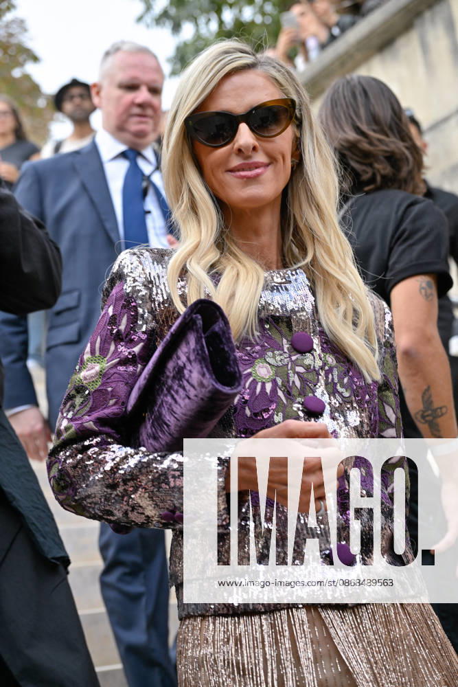 PFW Elie Saab Outside Arrivals Nicky Hilton arriving at the Elie Saab show during Paris Fashion Week, in Paris, France on 3 October 2026. Photo by Julien Reynaud APS-Medias ABACAPRESS.COM Paris France