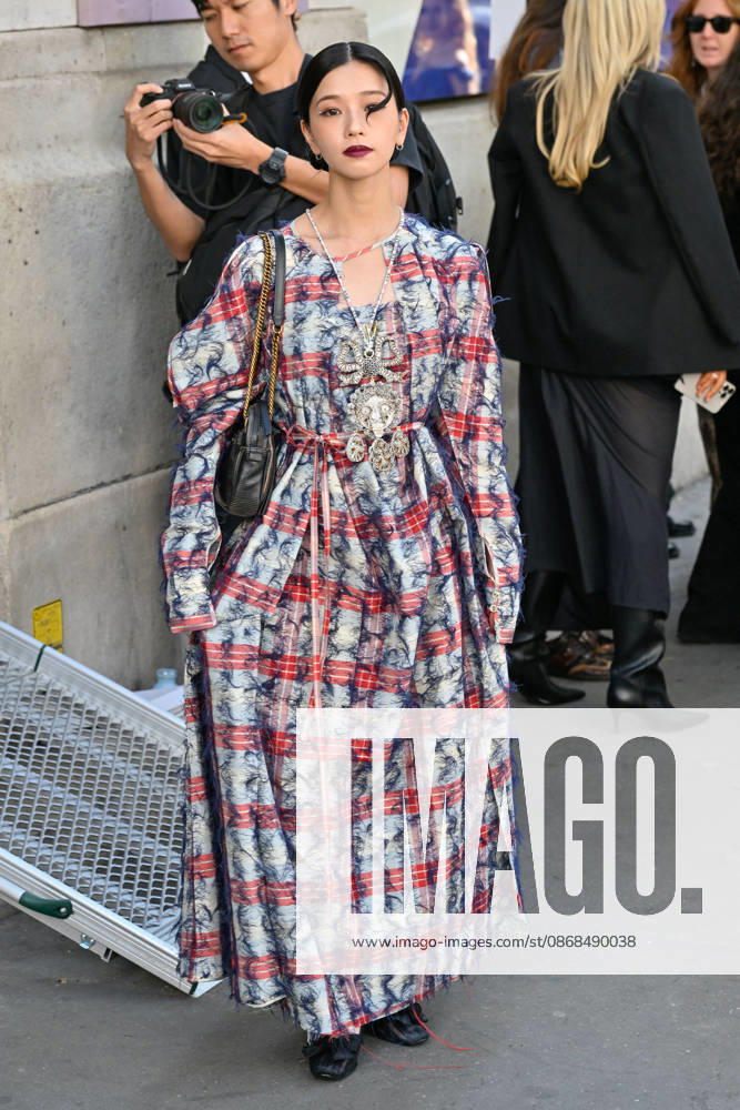PFW Vivienne Westwood Outside Arrivals Guest arriving at the Vivienne Westwood show during Paris Fashion Week, in Paris, France on 3 October 2026. Photo by Julien Reynaud APS-Medias ABACAPRESS.COM Paris France