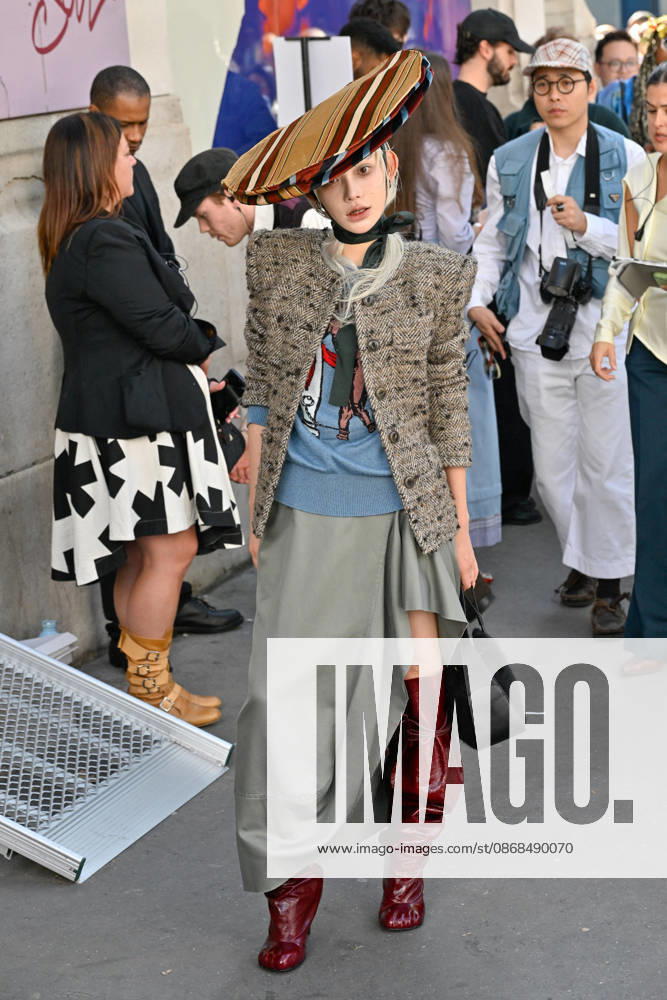 PFW Vivienne Westwood Outside Arrivals Yuka Kimura arriving at the Vivienne Westwood show during Paris Fashion Week, in Paris, France on 3 October 2026. Photo by Julien Reynaud APS-Medias ABACAPRESS.COM Paris France