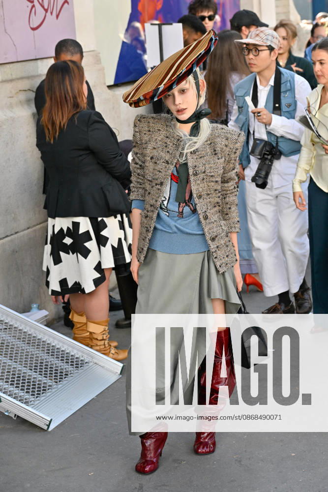 PFW Vivienne Westwood Outside Arrivals Yuka Kimura arriving at the Vivienne Westwood show during Paris Fashion Week, in Paris, France on 3 October 2026. Photo by Julien Reynaud APS-Medias ABACAPRESS.COM Paris France