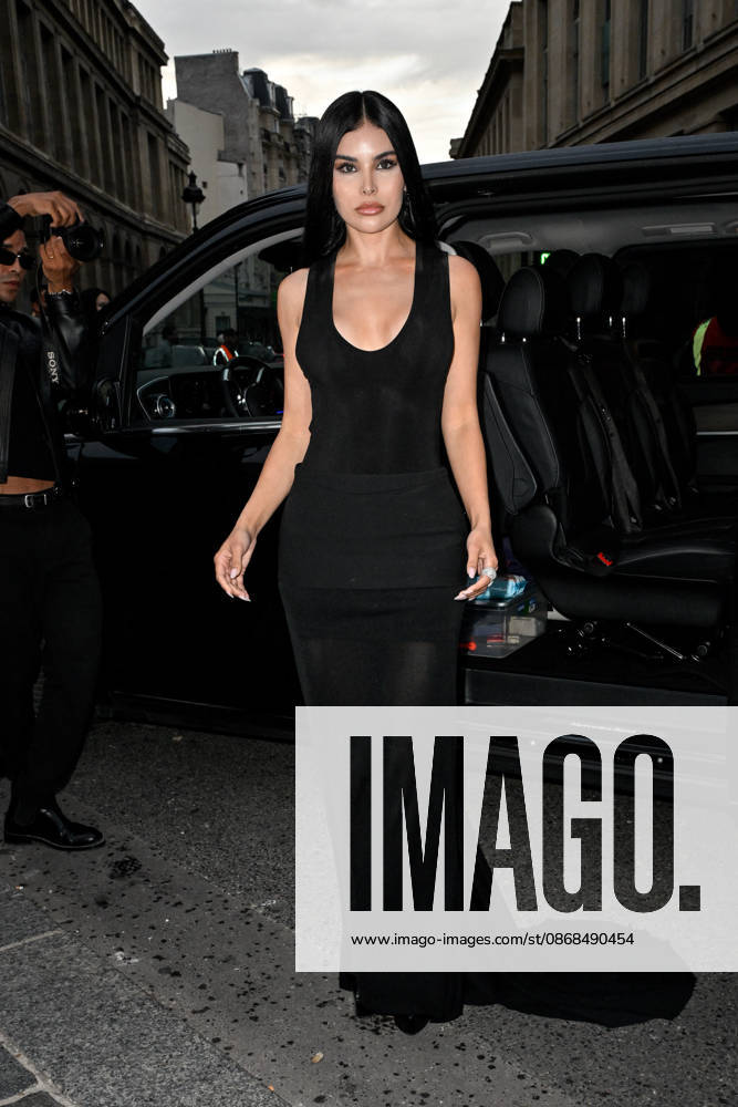 PFW Ann Demeulemeester Outside Arrivals Ninoska Vasquez arriving at the Ann Demeulemeester show during Paris Fashion Week, in Paris, France on 3 October 2026. Photo by Julien Reynaud APS-Medias ABACAPRESS.COM Paris France