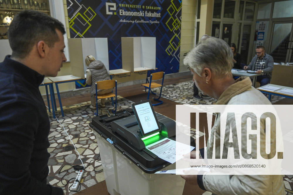 Voters cast ballots in Sarajevo as Bosnia and Herzegovina holds general elections SARAJEVO, BOSNIA AND HERZEGOVINA - OCTOBER 04: Voters cast their ballots as polling stations open for the 2026 General Elections in Sarajevo, Bosnia and Herzegovina on October 04, 2026. The nationwide vote features the inaugural use of new electoral technologies, including biometric voter identification, optical ballot scanners, and automated result transmission systems. Citizens are voting to elect members of the tripartite Presidency of Bosnia and Herzegovina, deputies to the Parliamentary Assembly, the Federation of BiH Parliament, the President and Vice Presidents of Republika Srpska, the National Assembly of Republika Srpska, and cantonal assemblies. Sami