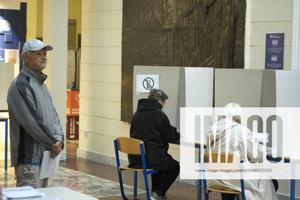 Voters cast ballots in Sarajevo as Bosnia and Herzegovina holds general elections SARAJEVO, BOSNIA AND HERZEGOVINA - OCTOBER 04: Voters cast their ballots as polling stations open for the 2026 General Elections in Sarajevo, Bosnia and Herzegovina on October 04, 2026. The nationwide vote features the inaugural use of new electoral technologies, including biometric voter identification, optical ballot scanners, and automated result transmission systems. Citizens are voting to elect members of the tripartite Presidency of Bosnia and Herzegovina, deputies to the Parliamentary Assembly, the Federation of BiH Parliament, the President and Vice Presidents of Republika Srpska, the National Assembly of Republika Srpska, and cantonal assemblies. Sami