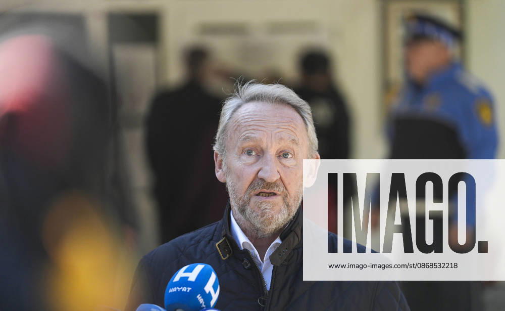 Bakir Izetbegovic casts his vote in Sarajevo SARAJEVO, BOSNIA AND HERZEGOVINA - OCTOBER 4: Bakir Izetbegovic, President of the Party of Democratic Action (SDA) and a candidate for the Presidency of Bosnia and Herzegovina, speaks to press at the polling station located at Nafija Sarajlic Elementary School in Sarajevo, Bosnia and Herzegovina, on October 4, 2026. Samir Jordamovic Anadolu Sarajevo Bosnia and Herzegovina. Editorial use only. Please get in touch for any other usage.