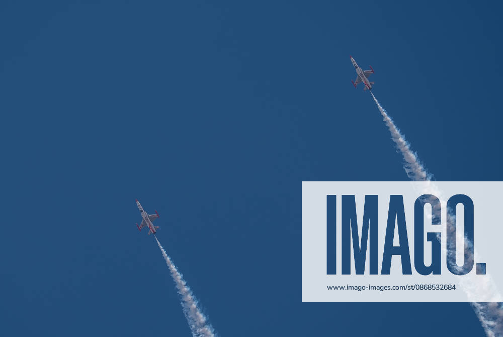 TEKNOFEST Southeast in Turkiye s Sanliurfa SANLIURFA, TURKIYE - OCTOBER 4: The Turkish Stars aerobatic team performs an air show during during TEKNOFEST Southeast, world s largest aviation, space, and technology festival at Sanliurfa GAP Airport in Sanliurfa, Turkiye, on October 4, 2026. Arman Onal Anadolu Sanliurfa Turkey. Editorial use only. Please get in touch for any other usage.