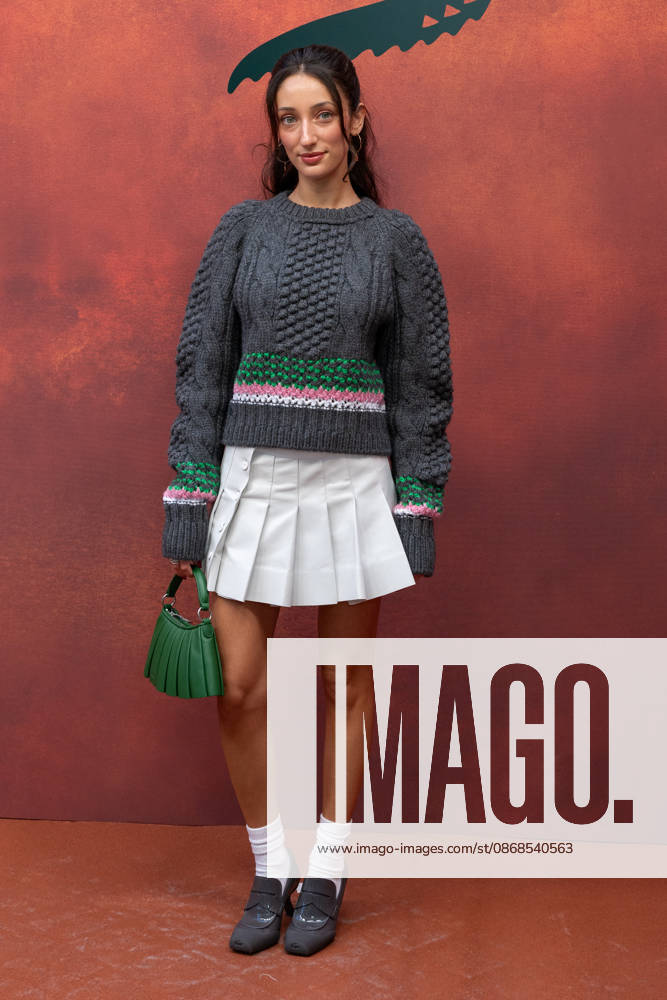 PFW Lacoste - Photocall LZ Nil Sani attends the Lacoste Womenswear Spring Summer 2027 show as part of Paris Fashion Week on October 4, 2026 at Roland Garros in Paris, France. Photo by Laurent Zabulon ABACAPRESS.COM