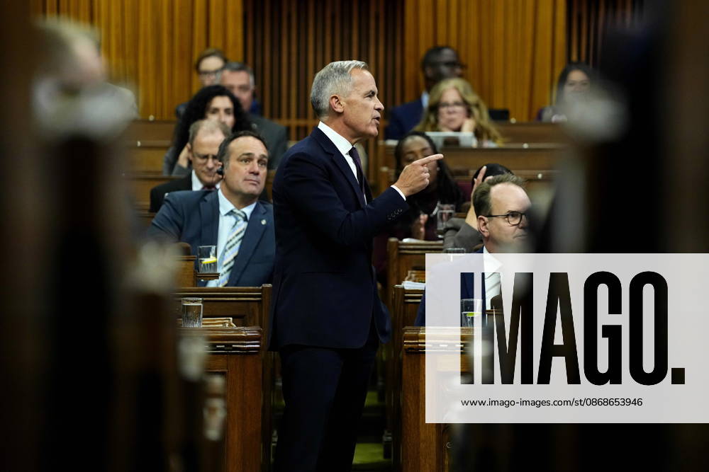 Ottawa, On, CAN: Prime Minister Mark Carney rises during Question Period in the House of Commons on Parliament Hill in Ottawa on Monday, Oct. 5, 2026. Ottawa CAN - ZUMAc35_ 20261005_zaf_c35_110