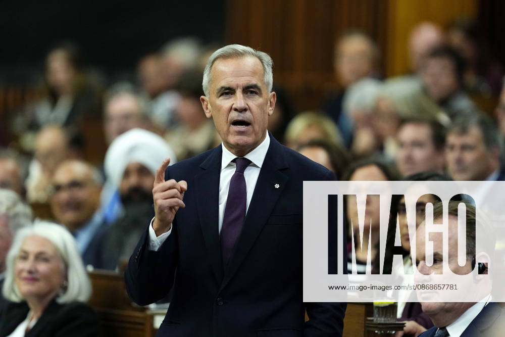 Ottawa, On, CAN: Prime Minister Mark Carney rises during question period in the House of Commons on Parliament Hill in Ottawa on Monday, Oct. 5, 2026. Ottawa CAN - ZUMAc35_ 20261005_zaf_c35_122