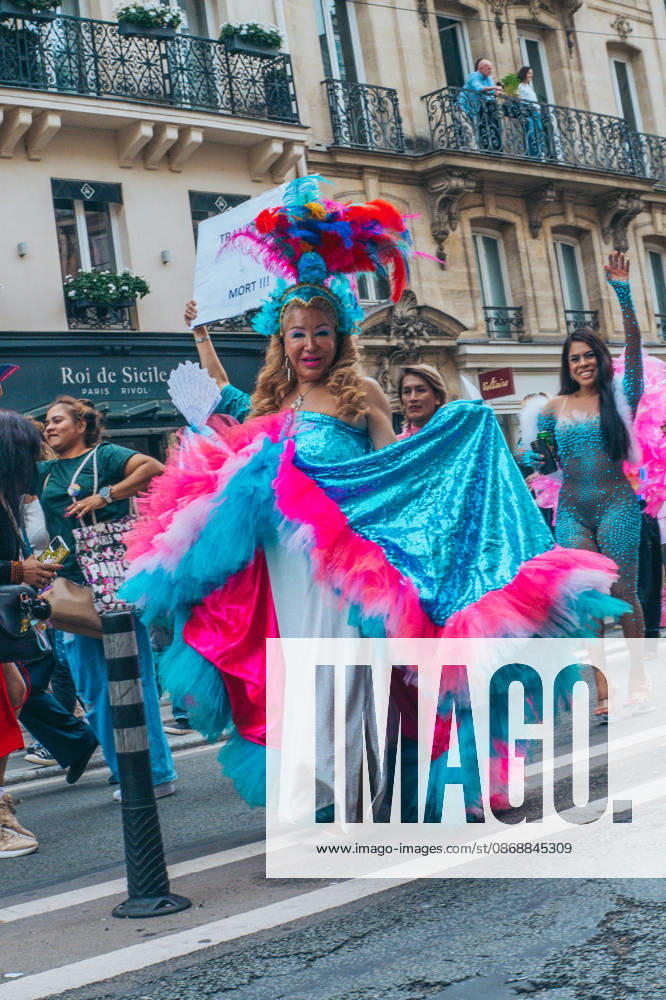 Thousands March During Pride Parade - Paris The 2026 Paris LGBTQ+ Pride March took place on the afternoon of Saturday, October 3, running from Place d’Italie to Place de la Bastille; the atmosphere was good-natured, yet the event carried a strongly political tone given that it was a presidential election year. Photo by Leo Previtali ABACAPRESS.COM Paris Ile-de-France France