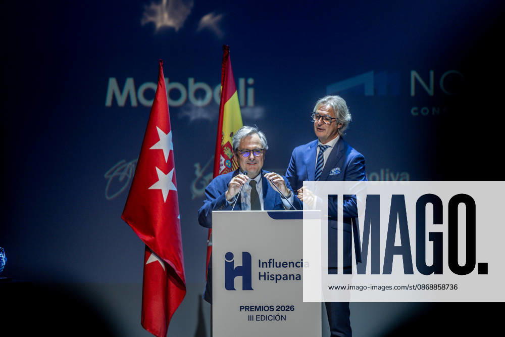 3rd Annual Hispanic Influence Awards Francisco Marhuenda, editor-in-chief of La Razón, speaks during the 3rd Annual Hispanic Influence Awards ceremony on October 7, 2026, in Madrid, Spain. The main objective of the Hispanic Influence Awards is to recognize excellence, talent, creativity, and leadership of individuals and institutions that strengthen the ties between the Spanish-speaking community and promote Hispanic values on a global scale OCTOBER 7, 2026 HISPANIC INFLUENCE AWARDS SPANISH-SPEAKERS HISPANIC IDENTITY Madrid Madrid, Spain