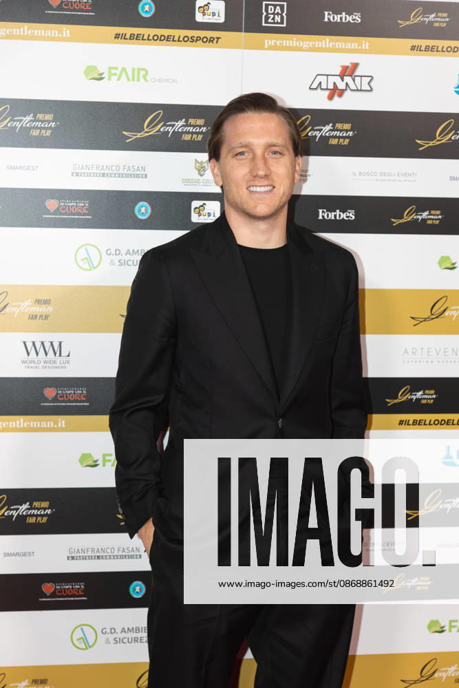 IPA89410575 - Piotr Zieli?ski on the red carpet at the Gentleman Fair Play Award, October 7, 2026 _ Scuola Teulie, Milan, during the 2026 Gentleman Fair Play Award, News in Milan, Italy