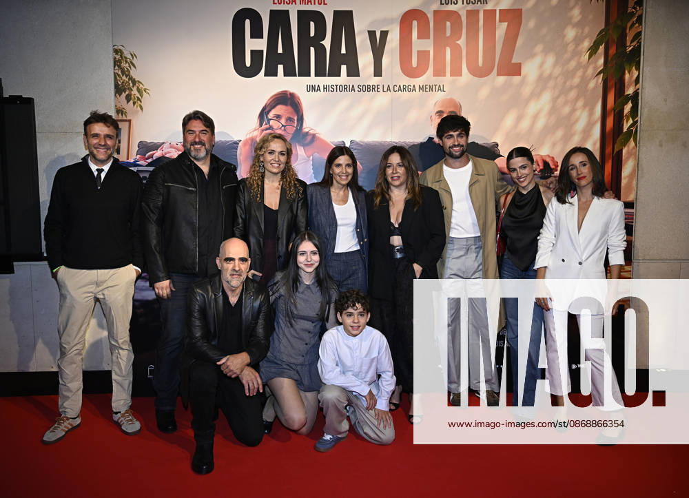 Premiere of the new short film *Cara y Cruz* The cast at the premiere of the new short film *Cara y Cruz*, on October 7, 2026, in Madrid, Spain. *Cara y Cruz* addresses the issue of mental load by telling a fictional story about the division of daily tasks between a couple. FILM PREMIERE SHORT FILM Madrid Madrid, Spain