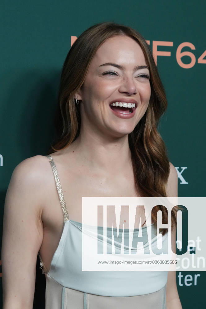 EMMA STONE attends ‘The Debutâ€⠢ Red Carpet Arrivals at the 64th New York Film Festival,.Alice Tully Hall, Lincoln Center, NYC.October 7, 2026 . The Debut Red Carpet Arrivals At The 64th New York Film Festival,.Alice Tully Hall, Lincoln Center, NYC.October 7, 2026 . New York USA - ZUMAms4_ 20261007_faf_ms4_007