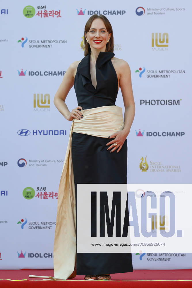 Red carpet at Seoul Drama Awards in South Korea Czech actress Elizaveta Maximova poses for photos on the red carpet during the 21st Seoul International Drama Awards in Seoul, South Korea, on October 08, 2026. Seoul South Korea