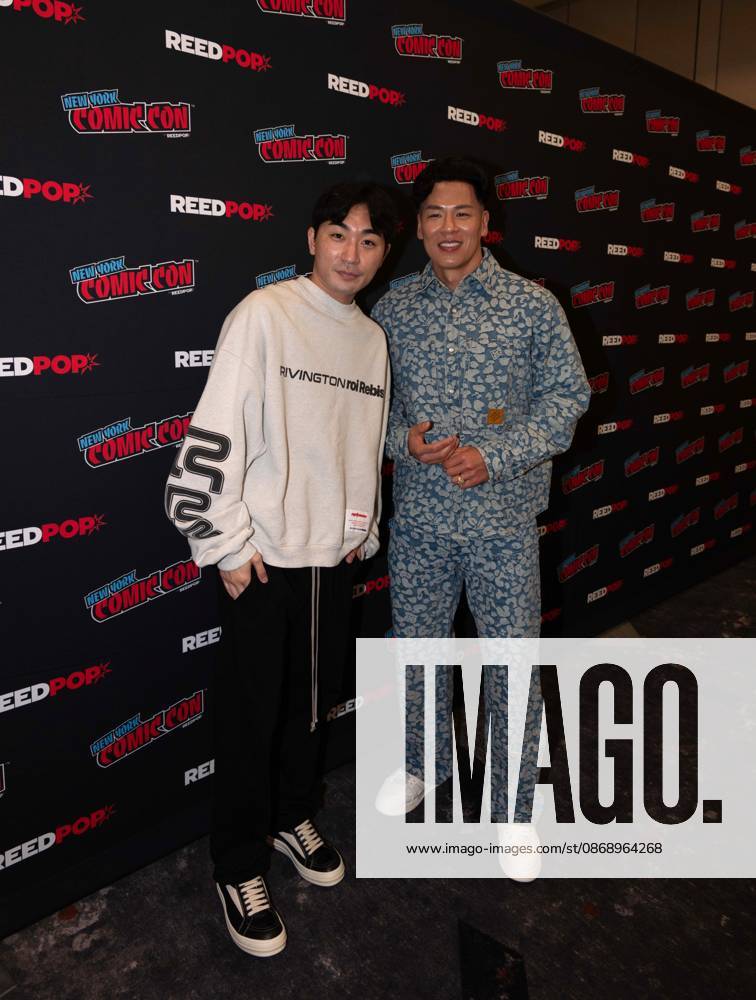New York, NY- October 8: Inside the Saja Boys: Beyond KPOP Demon Hunters with Rich Ting and Neckwav at Comic Con October 8, 2026. Credit: Camara Porter USA - ZUMAa123 20261008_zaa_a123_067
