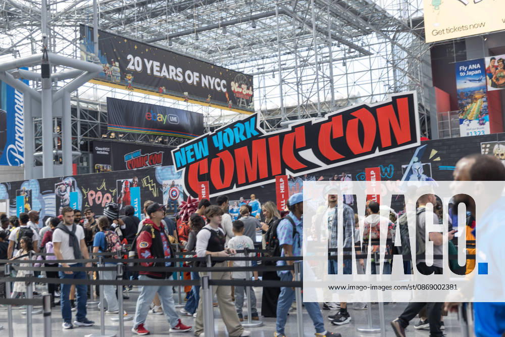 New York Comic Con 2026, People in costumes and makeup pose during New York Comic Con 2026 at the Javits Center in New York City, United States, on Thursday, October 8, 2026. NEW YORK NEW YORK UNITED OF AMERICA