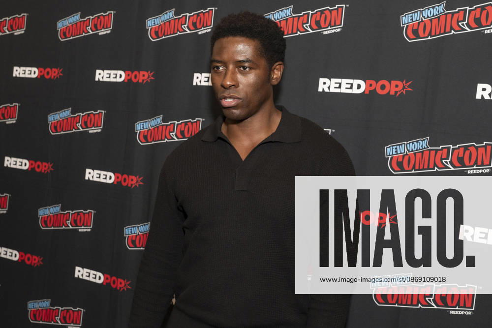 TONGAYI CHIRISA attends the press room for Anne Riceâ€⠢s Mayfair Witches on AMC Plus during New York Comic Con at Jacob Javits Convention Center in New York. 9 October 2026 New York USA - ZUMAa265 20261009_zep_a265_026