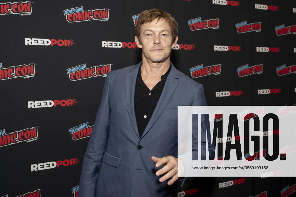 NORMAN REEDUS attends the press room for The Walking Dead Daryl Dixon on AMC Plus during New York Comic Con at Jacob Javits Convention Center in New York. 9 October 2026 New York USA - ZUMAa265 20261009_zep_a265_072
