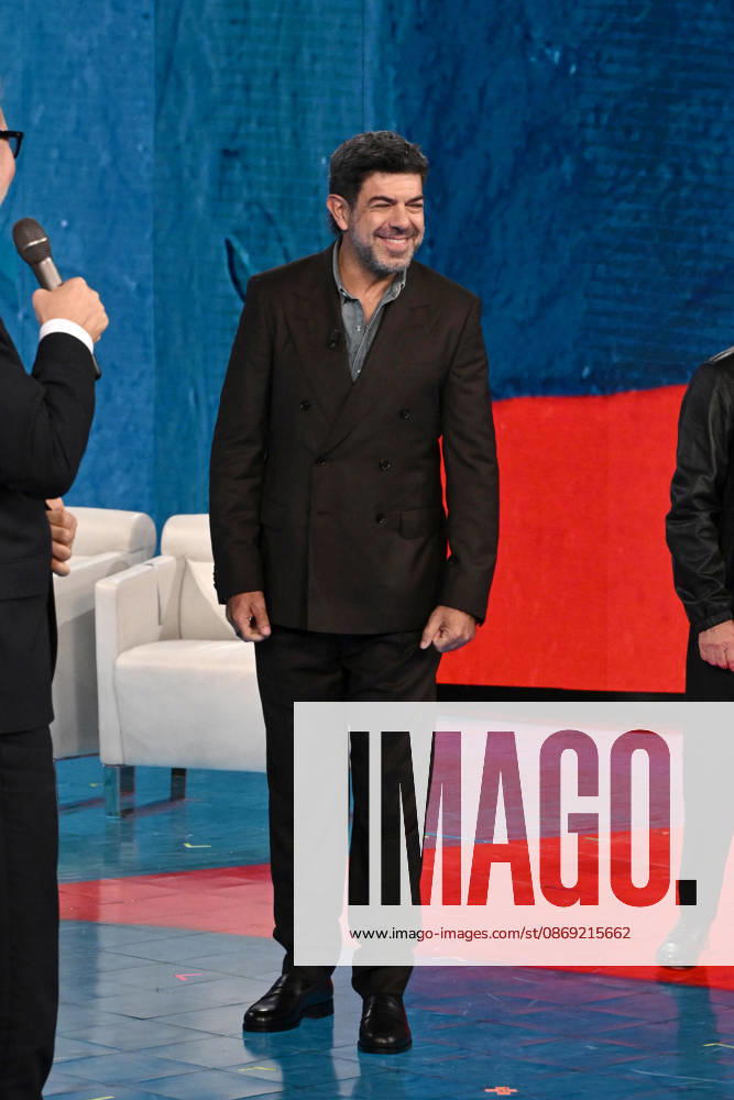 IPA89573920 - Milan, TV Show Che Tempo Che Fa - Nove. Pictured: Pierfrancesco Favino