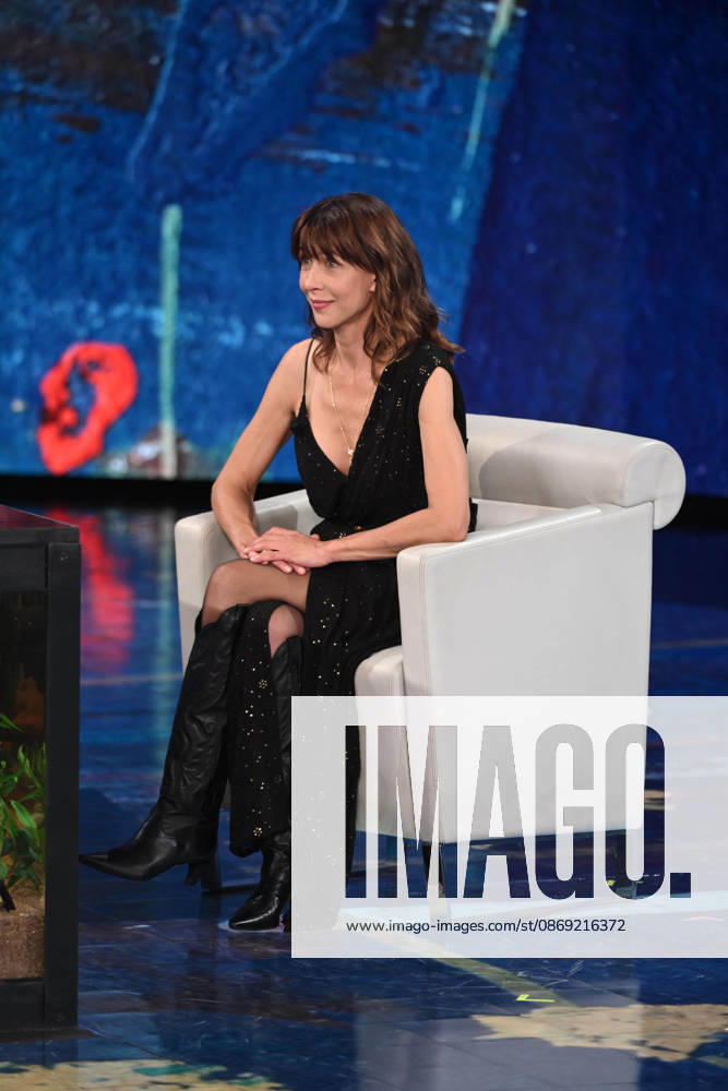 IPA89573795 - Milan, TV Show Che Tempo Che Fa - Nove. Pictured: Sophie Marceau