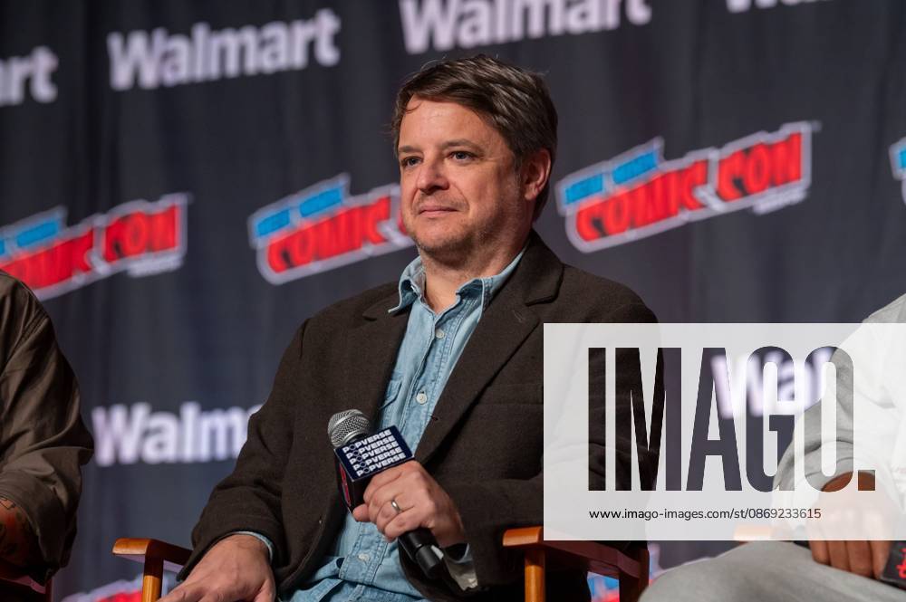 Byron Balasco speaks at a panel discussion for CBS new series NCIS: NEW YORK.during New York Comic Con 2026 at The Jacob K. Javits Convention Center on October 11, 2026 in New York City. New York United States - ZUMAs197 20261011_aaa_s197_412