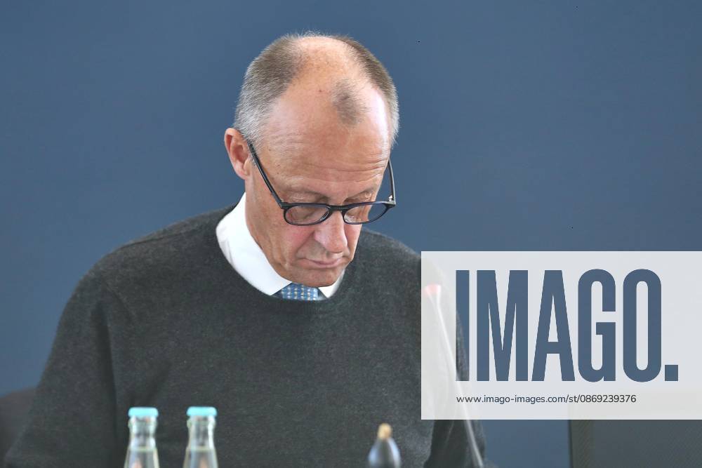 Berlin, Deutschland, 12.10.2026: Konrad-Adenauer-Haus: CDU-Bundesvorstandssitzung: Bundeskanzler Friedrich Merz (CDU)