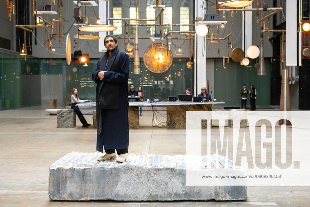 Hyundai Commission: Tarek Atoui at Tate Modern, London, UK 12 October 2026 Hyundai Commission: Tarek Atoui, a new site-specific installation in the Turbine Hall at Tate Modern, London, UK, on 12 October 2026. The large-scale work by Lebanese artist and composer Tarek Atoui blends music, technology, sculpture and performance, exploring and challenging perceptions of sound, and is open to the public from 13 October 2026 until 11 April 2027., Credit:PETE SPELLER Avalon