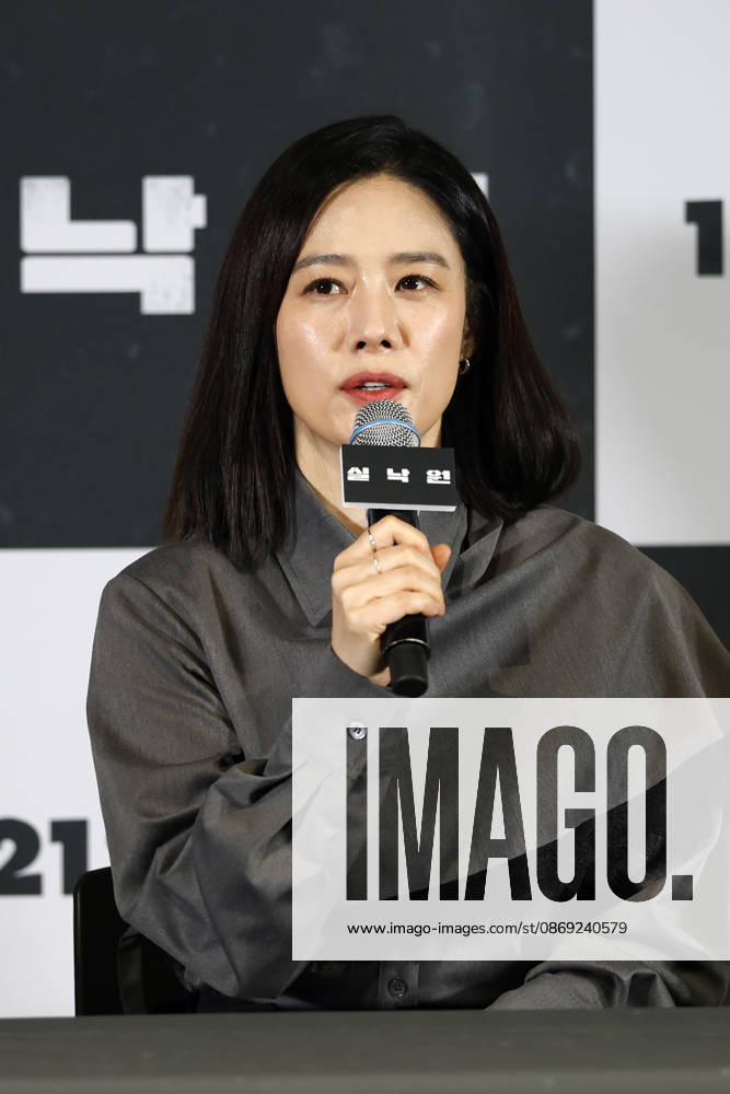 ˜Paradise Lost director, cast attend press conference in Seoul South Korean actor Kim Hyun-joo speaks during a media press conference for the movie Paradise Lost in Seoul, South Korea, on October 12, 2026. The psychological thriller film follows a mother who copes with loss through an AI version of her missing son, only to face confusion and tension when her real son mysteriously reappears after nine years. Seoul South Korea