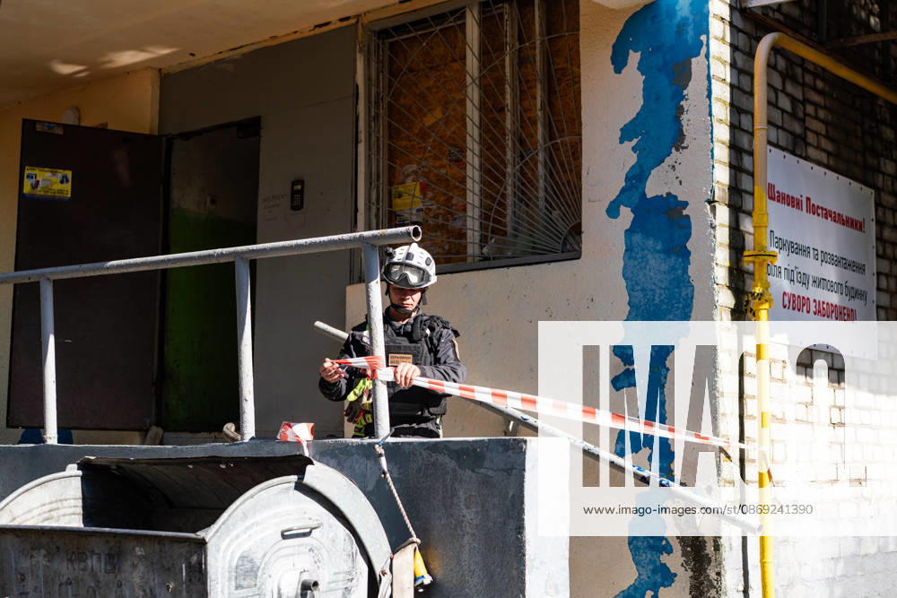 Russian drone attack hits residential building in Ukraine s Kharkiv, injuring 13 KHARKIV, UKRAINE - OCTOBER 12: Emergency responders work at the site of a drone attack that struck a residential building, injuring 13 people, in Kharkiv, Ukraine, on October 12, 2026. Firefighters, police officers and rescue teams arrive at the scene to assist residents following the attack. Carlo Bravo Anadolu Kharkiv Ukraine. Editorial use only. Please get in touch for any other usage.