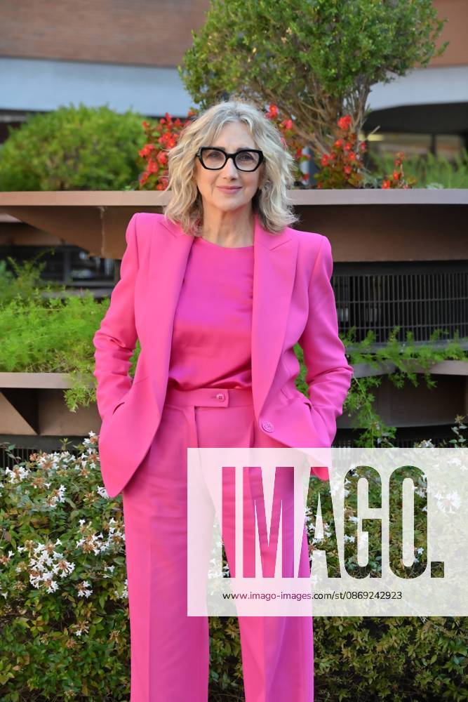 IPA89593313 - Rome: Rai Studios on Via Teulada. Photocall for the TV series Libera: The Case of Elena Palma. Pictured: Lunetta Savino