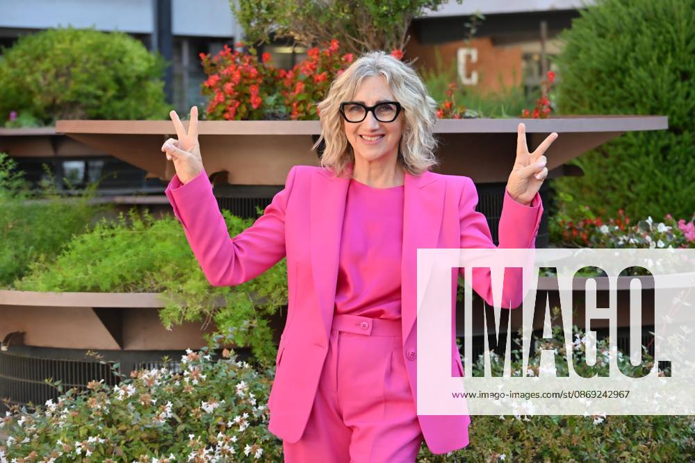 IPA89593331 - Rome: Rai Studios on Via Teulada. Photocall for the TV series Libera: The Case of Elena Palma. Pictured: Lunetta Savino