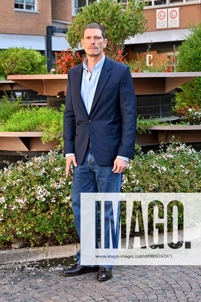 IPA89593333 - Rome: Rai Studios on Via Teulada. Photocall for the TV series Libera: The Case of Elena Palma. Pictured: Matteo Martari