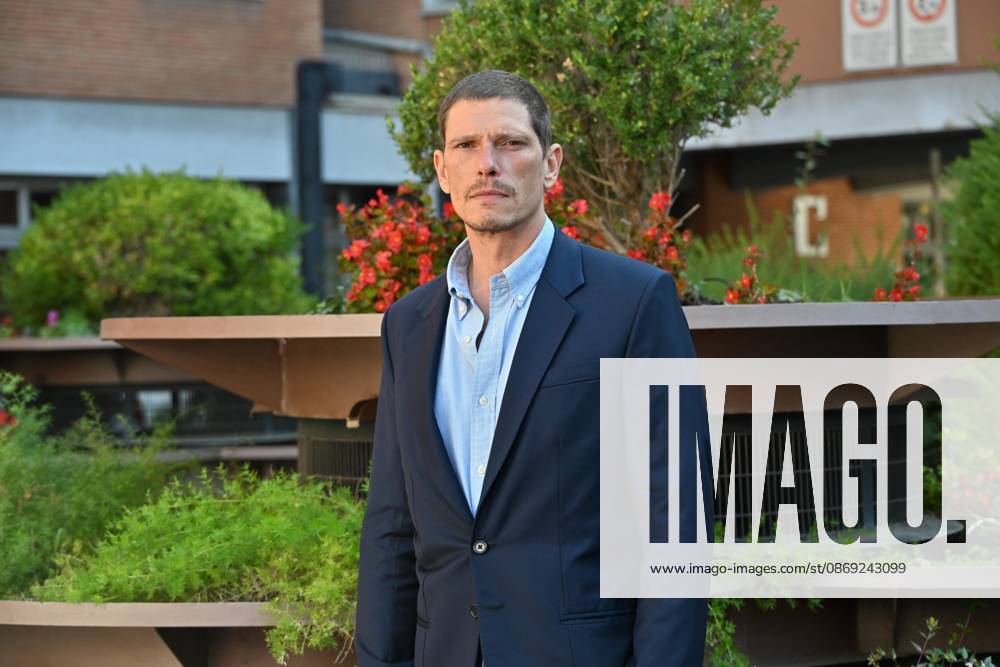 IPA89593338 - Rome: Rai Studios on Via Teulada. Photocall for the TV series Libera: The Case of Elena Palma. Pictured: Matteo Martari