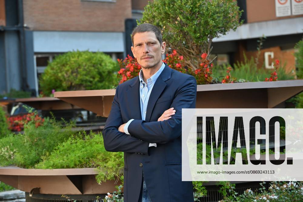 IPA89593362 - Rome: Rai Studios on Via Teulada. Photocall for the TV series Libera: The Case of Elena Palma. Pictured: Matteo Martari
