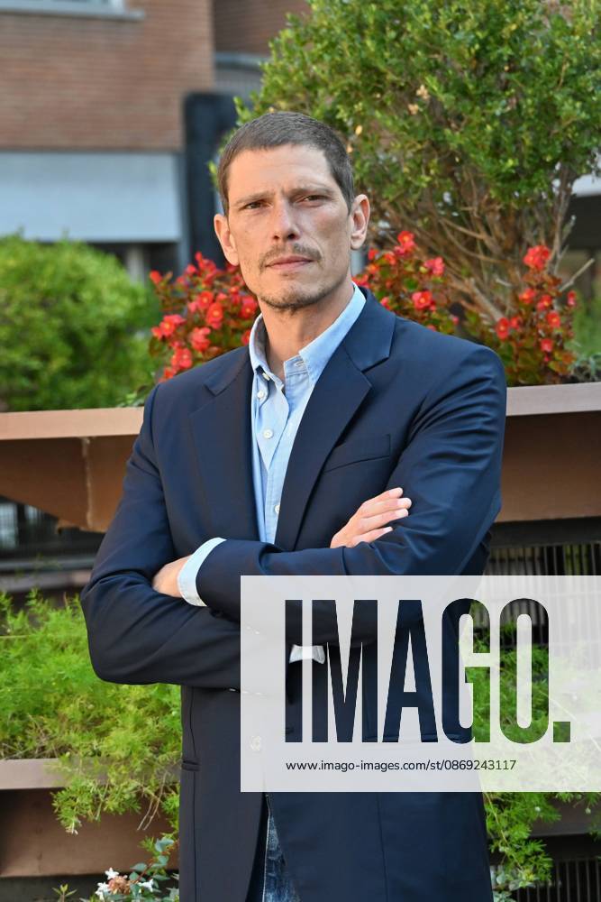 IPA89593367 - Rome: Rai Studios on Via Teulada. Photocall for the TV series Libera: The Case of Elena Palma. Pictured: Matteo Martari