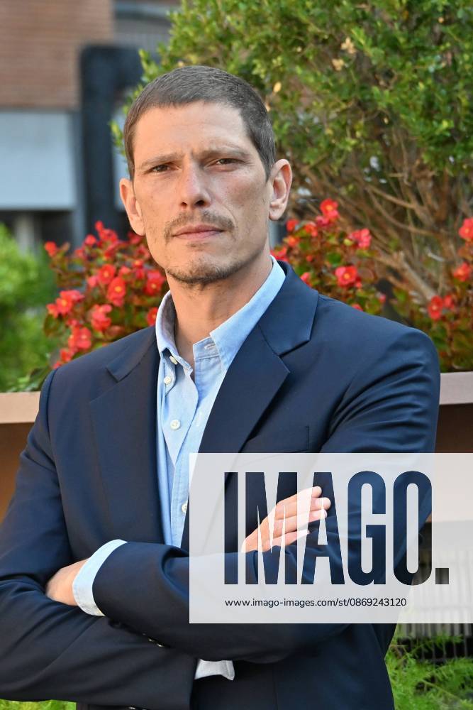 IPA89593369 - Rome: Rai Studios on Via Teulada. Photocall for the TV series Libera: The Case of Elena Palma. Pictured: Matteo Martari