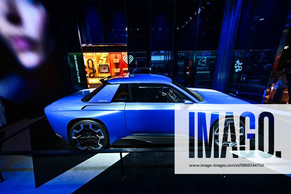 2026 PARIS MOTOR SHOW PHOTOPQR OUEST FRANCE Franck Dubray Paris, Oct. 12, 2026 Paris Motor Show, Porte de Versailles, Paris Renault R8 Gordini Booth Photo by Franck Dubray Oct. 12, 2026 Paris Motor Show, Paris, France
