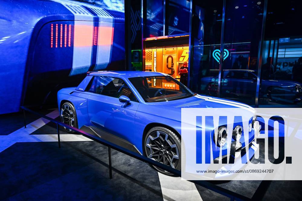 2026 PARIS MOTOR SHOW PHOTOPQR OUEST FRANCE Franck Dubray Paris, Oct. 12, 2026 Paris Motor Show, Porte de Versailles, Paris Renault R8 Gordini Booth Photo by Franck Dubray Oct. 12, 2026 Paris Motor Show, Paris, France