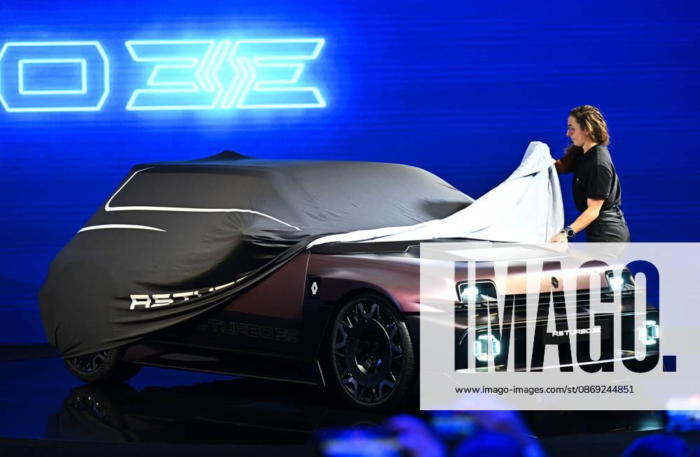 2026 PARIS MOTOR SHOW PHOTOPQR OUEST FRANCE Franck Dubray Paris, Oct. 12, 2026 Paris Motor Show, Porte de Versailles, Paris Renault R5 Turbo Booth Photo by Franck Dubray Oct. 12, 2026 Paris Motor Show, Paris, France