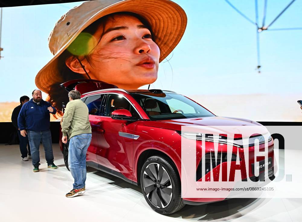 2026 PARIS MOTOR SHOW PHOTOPQR OUEST FRANCE Franck Dubray Paris, Oct. 12, 2026 Paris Motor Show at Porte de Versailles, Paris BYD Booth Photo by Franck Dubray Oct. 12, 2026 Paris Motor Show, Paris, France