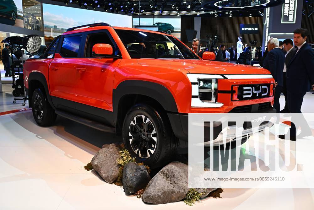 2026 PARIS MOTOR SHOW PHOTOPQR OUEST FRANCE Franck Dubray Paris, Oct. 12, 2026 Paris Motor Show at Porte de Versailles, Paris BYD Booth Photo by Franck Dubray Oct. 12, 2026 Paris Motor Show, Paris, France