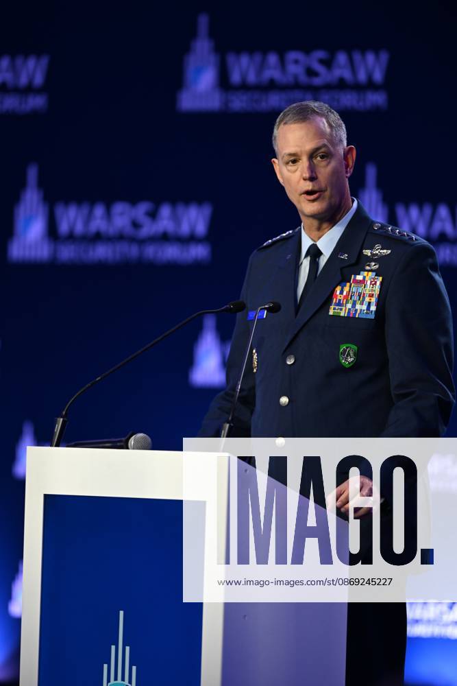 Warsaw Security Forum 2026 kicks off in Poland WARSAW, POLAND - OCTOBER 12: NATO Supreme Allied Commander Europe (SACEUR) General Alexus G. Grynkewich speaks during a panel titled Theory of Victory: How Do We Achieve Military Success Against Russia in Deterrence and Defence? on the first day of the Warsaw Security Forum 2026 (WSF2026), held on the Warsaw Stage in Warsaw, Poland, on October 12, 2026. The NATO-sponsored session focuses on strengthening collective defense mechanisms along the alliance’s eastern flank. Artur Widak Anadolu Warsaw Poland. Editorial use only. Please get in touch for any other usage.