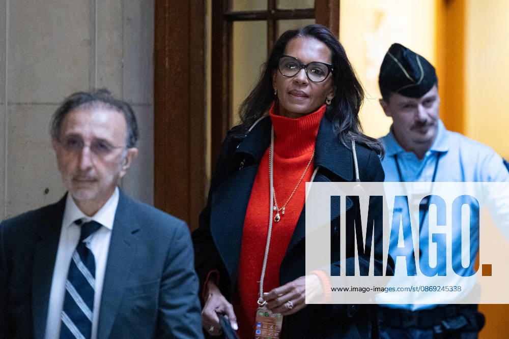 Trial of Mimi Marchand for alleged extortion of Karine Le Marchand - Paris French television presenter Karine Le Marchand arrives at the Paris courthouse to attend a hearing in the appeal trial of celebrity press agent Mimi Marchand, , who is appealing her conviction for extortion against Le Marchand, in Paris, on October 12, 2026. Photo by Raphael Lafargue ABACAPRESS.COM Paris France