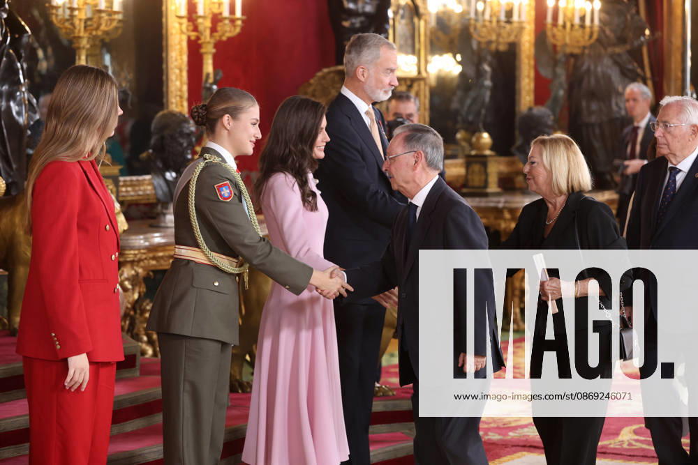 The King and Queen, the Princess of Asturias, and Infanta Sofía presided over the reception at the Royal Palace to mark National Day. The President of Ceuta, Juan Jesús Vivas, during the reception with the King and Queen, Princess Leonor, and Infanta Sofía on the occasion of National Day at the Royal Palace on October 12, 2026, in Madrid, Spain. The event is presided over by the King and Queen, the Princess of Asturias, and Infanta Sofía following the solemn ceremony honoring the national flag and the military parade held in Plaza de Cánovas del Castillo. The purpose of the National Day commemoration is to solemnly recall moments in our collective history that form part of our shared historical, cultural, and social heritage, recognized as
